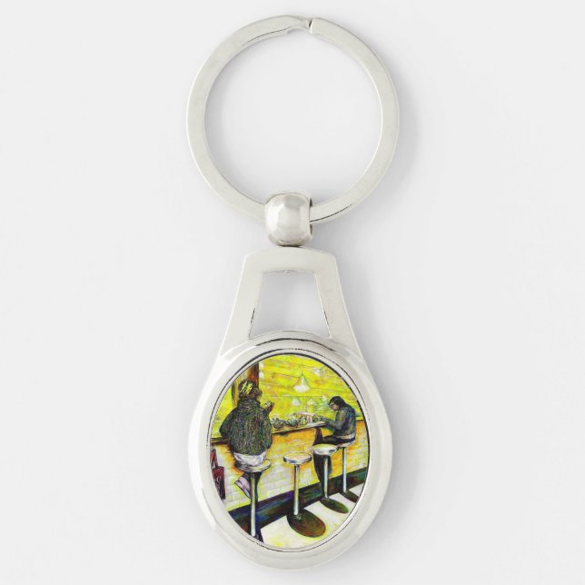 A Day Off from Crazy Key Ring (Front)