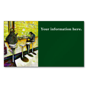 A Day Off from Crazy Magnetic Business Card