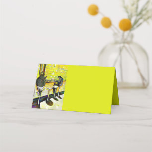 A Day Off from Crazy Place Card