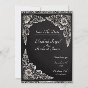 A Day to Remember Lace Wedding Invitation