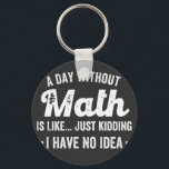 a day without math is like just kidding i have no key ring<br><div class="desc">a day without math is like just kidding i have no idea math</div>