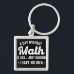 a day without math is like just kidding i have no key ring<br><div class="desc">a day without math is like just kidding i have no idea math</div>