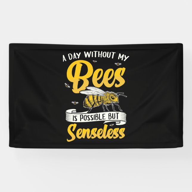 A Day Without My Bees Banner (Horizontal)