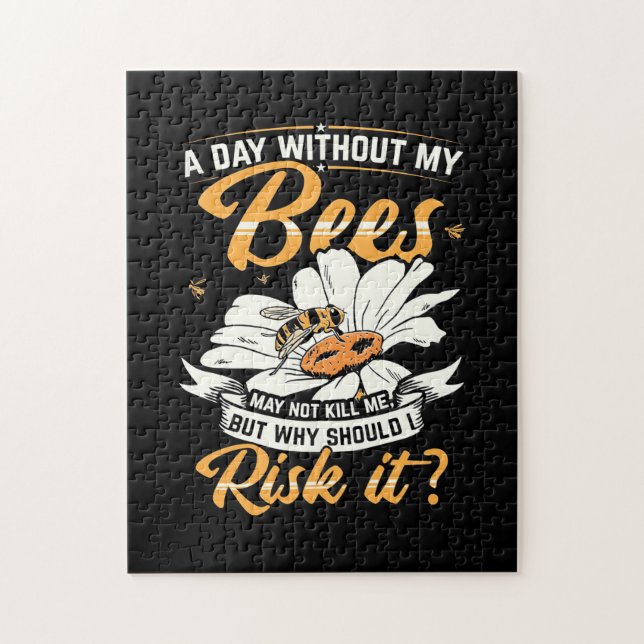 A Day Without My Bees Jigsaw Puzzle (Vertical)