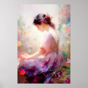 A Daydream of Flowers Poster
