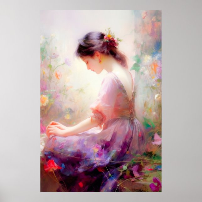 A Daydream of Flowers  Poster (Front)