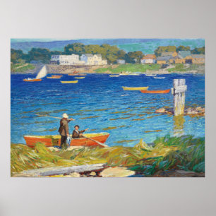 A Day's Fishing, 1923 by Edward Henry Potthast Poster