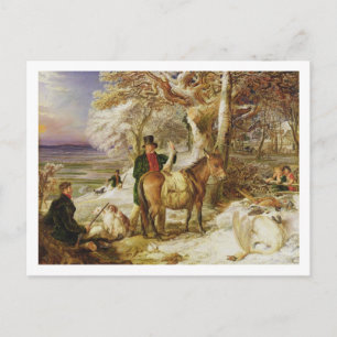 A Day's Sport, 1826 (oil on canvas) Postcard