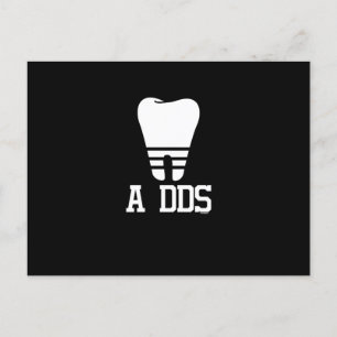 A DDS Funny Dentist a DDS Dental Student Humourous Holiday Postcard