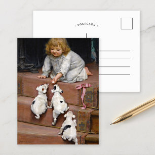 A Dead Heat   Arthur John Elsley Postcard