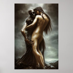 A Deadly Dance - Surreal Dark Fantasy Poster