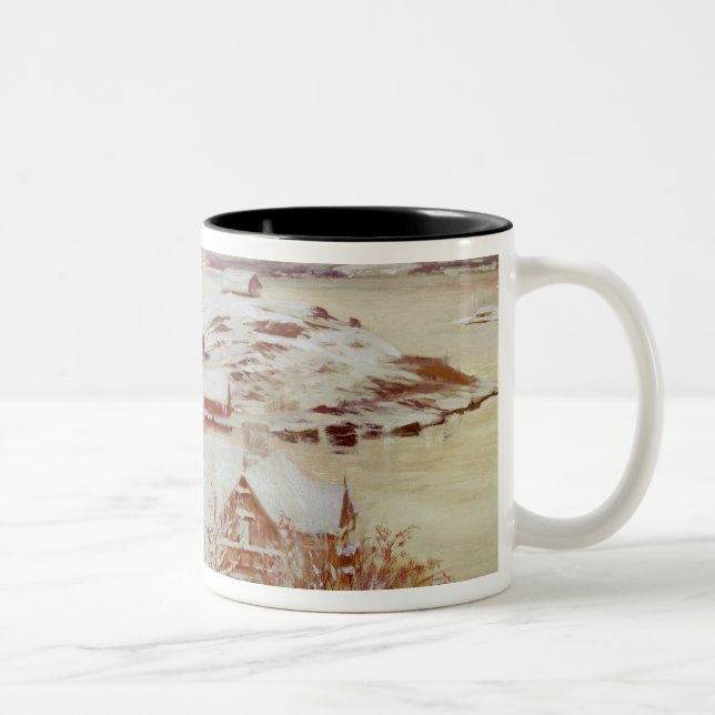 A December Day  c.1893 Two-Tone Coffee Mug (Right)