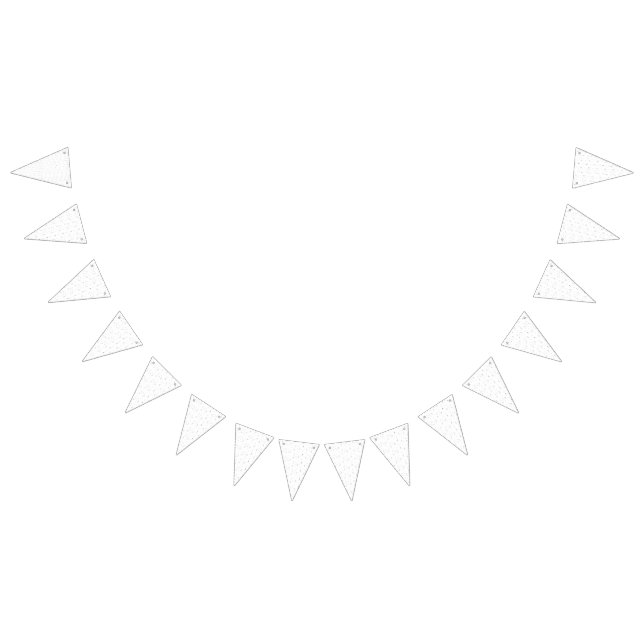 A decorative pattern featuring white and grey leav bunting  (All)
