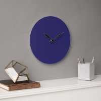 A deep blue backdrop accented by a white border, o