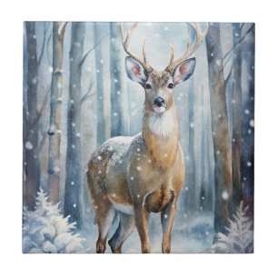 A Deer Ceramic Tile