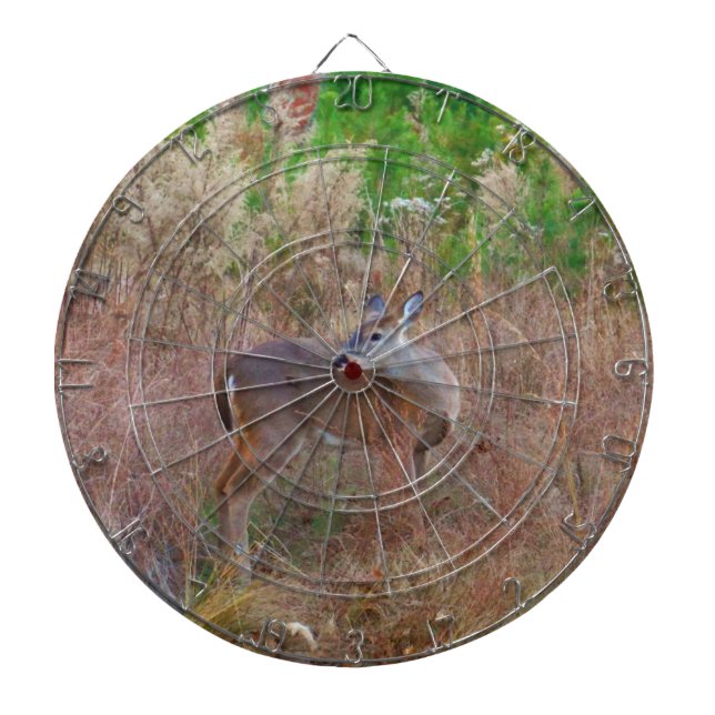 A Deer in the Tall Grass Dartboard (Front)