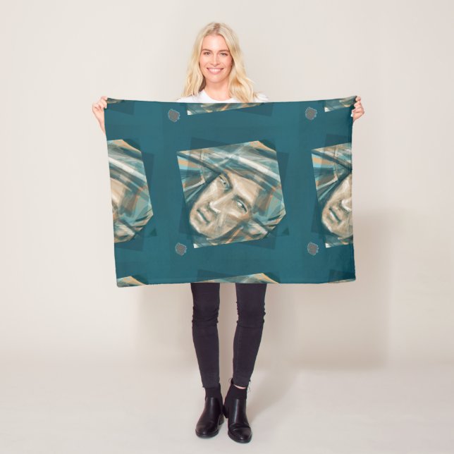 A Defiant Green Elf Fleece Blanket (In Situ)