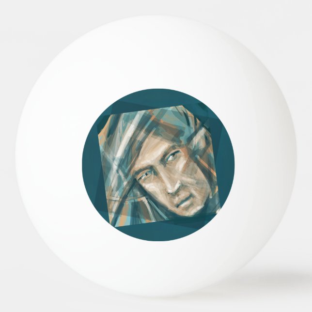 A Defiant Green Elf Ping Pong Ball (Front)