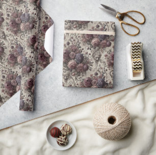 A Delicate Repulsion – Gothic Victorian Design Wrapping Paper