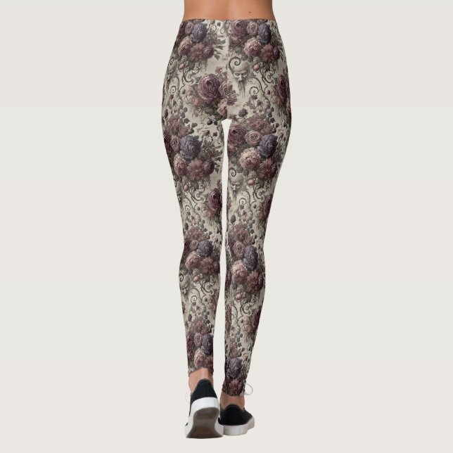 A Delicate Repulsion – Gothic Victorian  Leggings (Back)