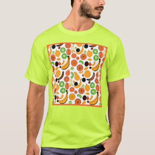 A Delicious Fruits Pattern Design T-Shirt
