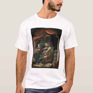 A Dentist Examining The Tooth of an Old Man (oil o T-Shirt