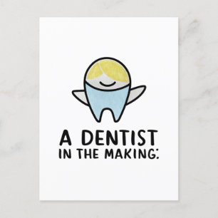 A dentist in the making  postcard