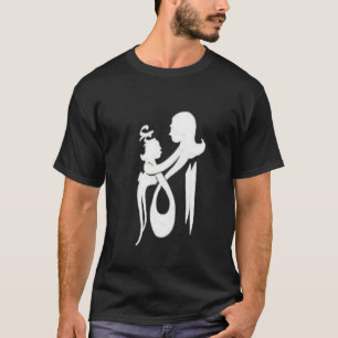 "A Design Depicting Motherhood: Letters Merged wit T-Shirt