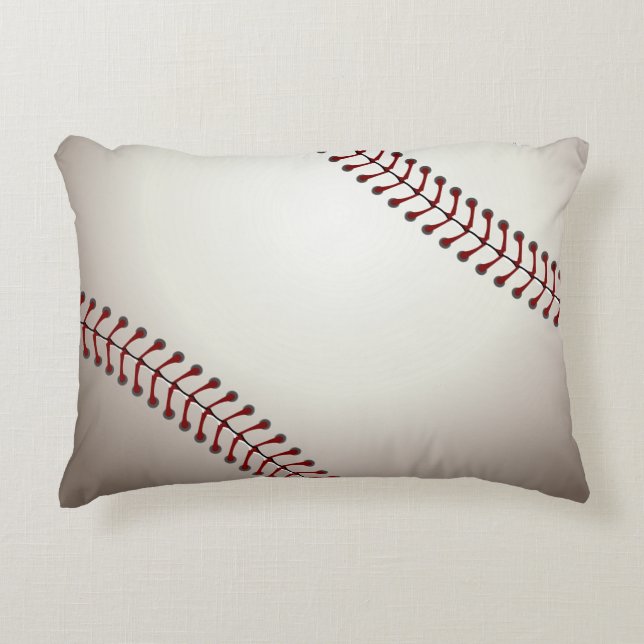 A Design of a Base or Soft Ball Decorative Cushion (Front)