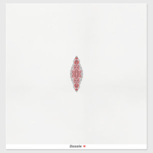 a design of a red and white pattern