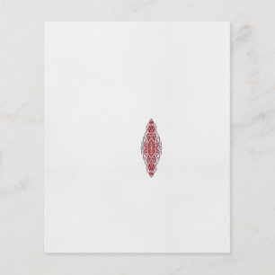 a design of a red and white pattern flyer