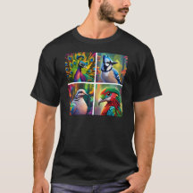 A design with 4 birds