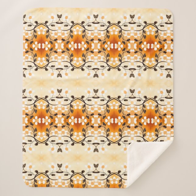 A Designer Flowered Blanket (Front)