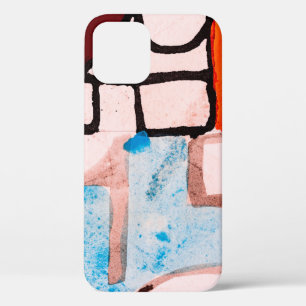 A Detail from a Calligraphic Painting with Cola Pe iPhone 12 Case