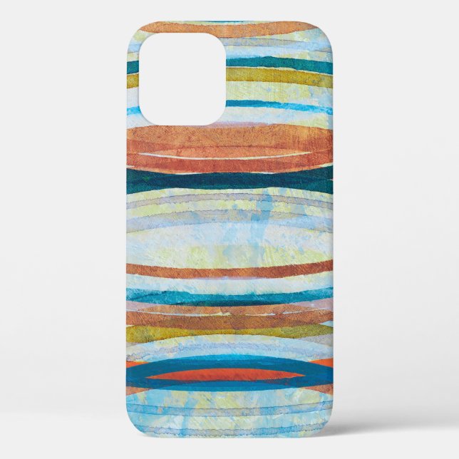 A detail from an abstract painting; concentric rin Case-Mate iPhone case (Back)