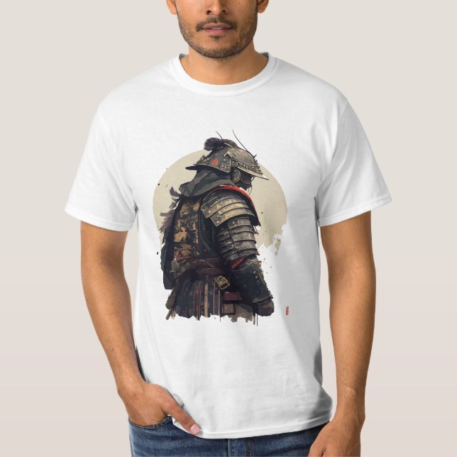 A detailed samurai illustration  T-Shirt (Front)