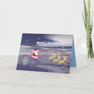 A different cute cartoon Christmas card