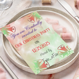 A Different Kind of Christmas Party Invitation