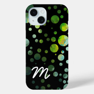 a different polka dots pattern iPhone 15 case