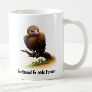 A Digital Painting of a Cute Condor Coffee Mug