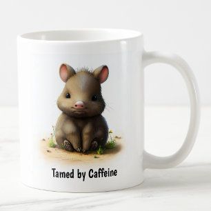 A Digital Painting of a Cute Javelina Coffee Mug