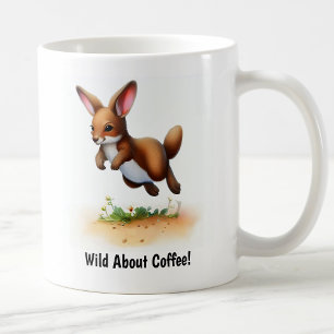 A Digital Painting of a Cute Kangaroo Coffee Mug