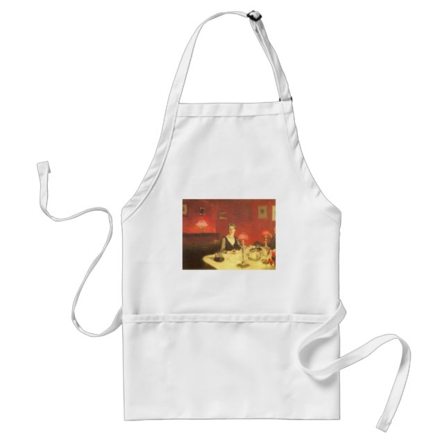 A Dinner Table at Night by John Singer Sargent Standard Apron (Front)