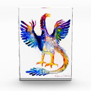 A dinosaut and his dream to fly photo block