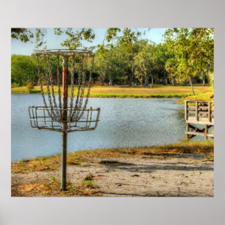 A Disc Golfer's View Poster