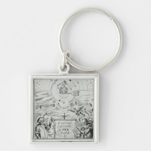'A Discourse concerning New World Planet' Key Ring