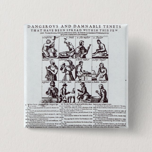 A Discovery of the Most Dangerous 15 Cm Square Badge (Front)