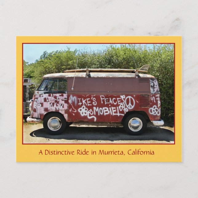 A Distinctive Ride in Murrieta, CA Postcard (Front)