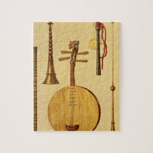 A dizi, a sona, a yueqin, Chinese, a Japanese hich Jigsaw Puzzle