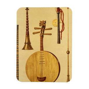 A dizi, a sona, a yueqin, Chinese, a Japanese hich Magnet